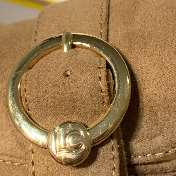 Liz Claiborne camel color suede slip on loafers size 7.5 - Picture 2 of 7